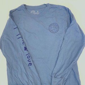 Puppy Love Maryland Theme Blue Long Sleeve Size Medium